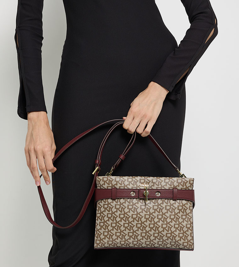 BLEEKER Monogram Crossbody Bag