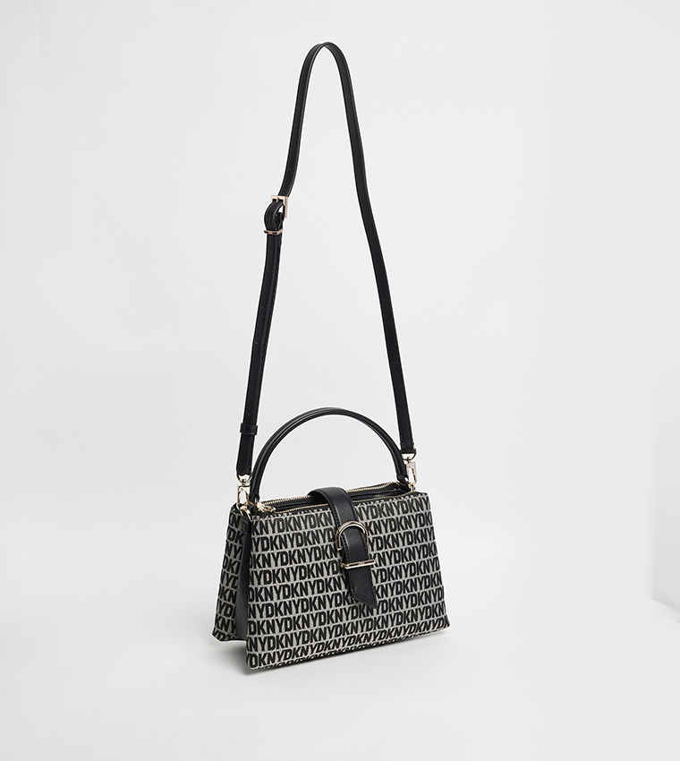 DEENA Monogram Satchel Bag