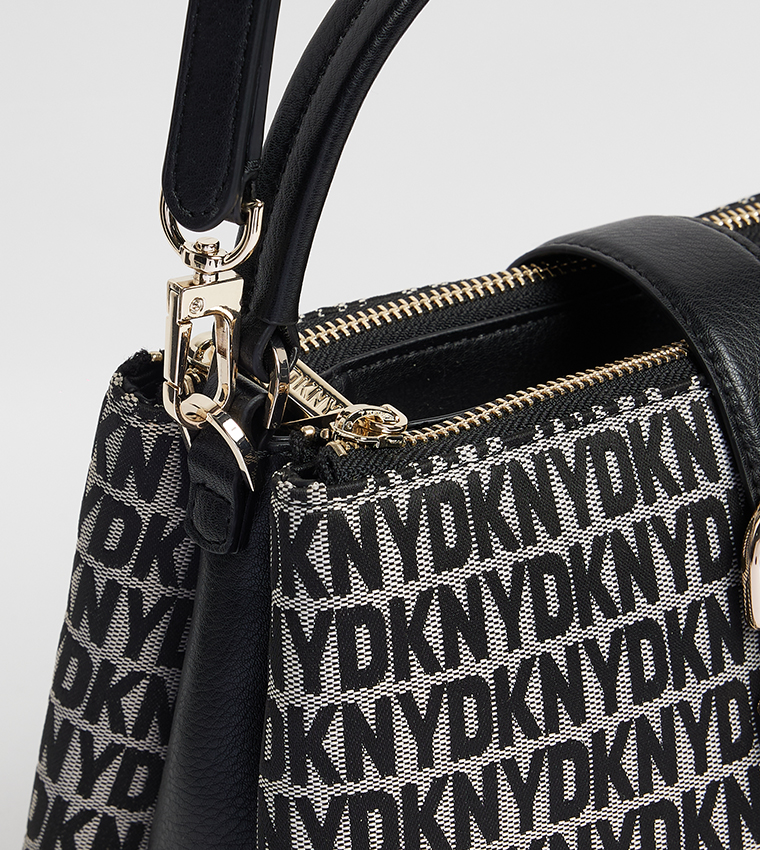 DEENA Monogram Satchel Bag