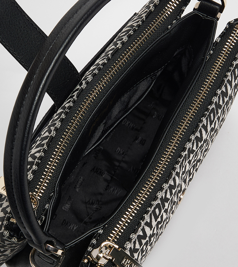 DEENA Monogram Satchel Bag