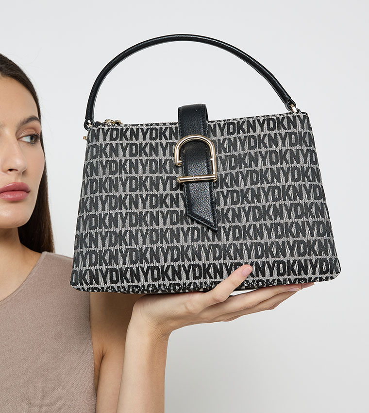 DEENA Monogram Satchel Bag