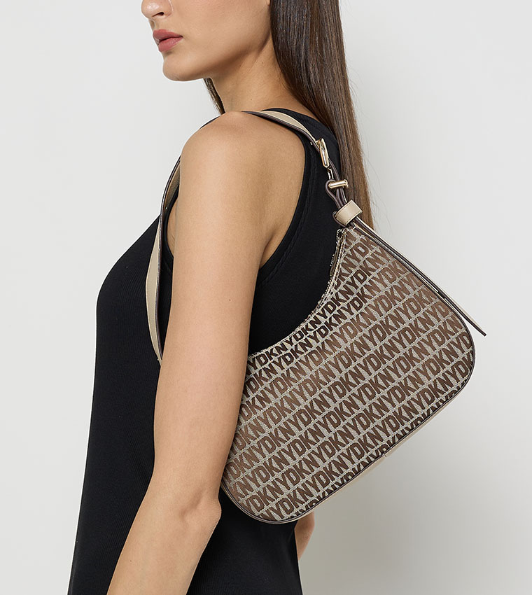 DEENA Monogram Shoulder Bag