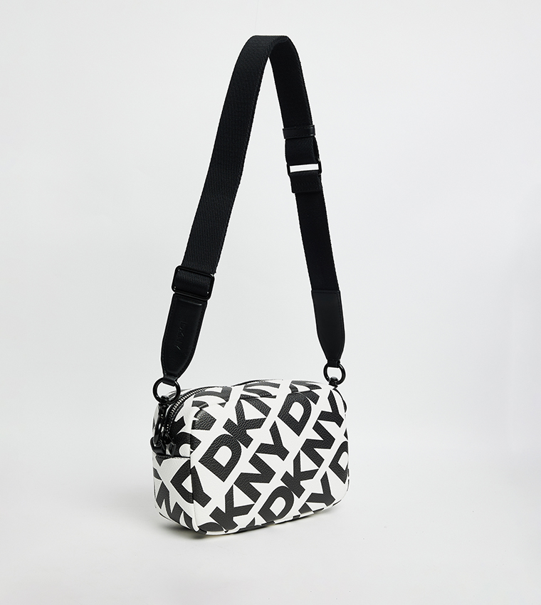 KENZA Logo Printed Camera Bag