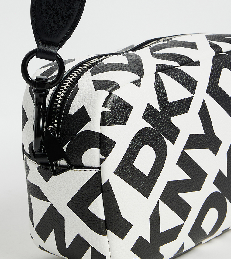 KENZA Logo Printed Camera Bag