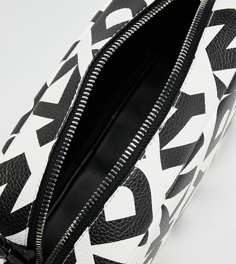 KENZA Logo Printed Camera Bag