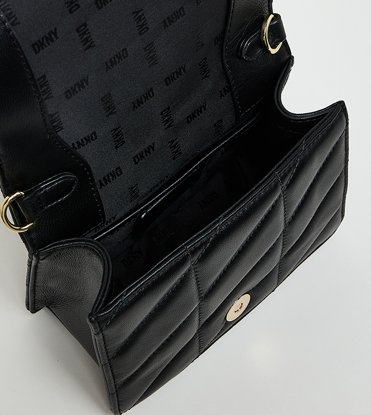 BETTY Quilted Flap Crossbody Bag