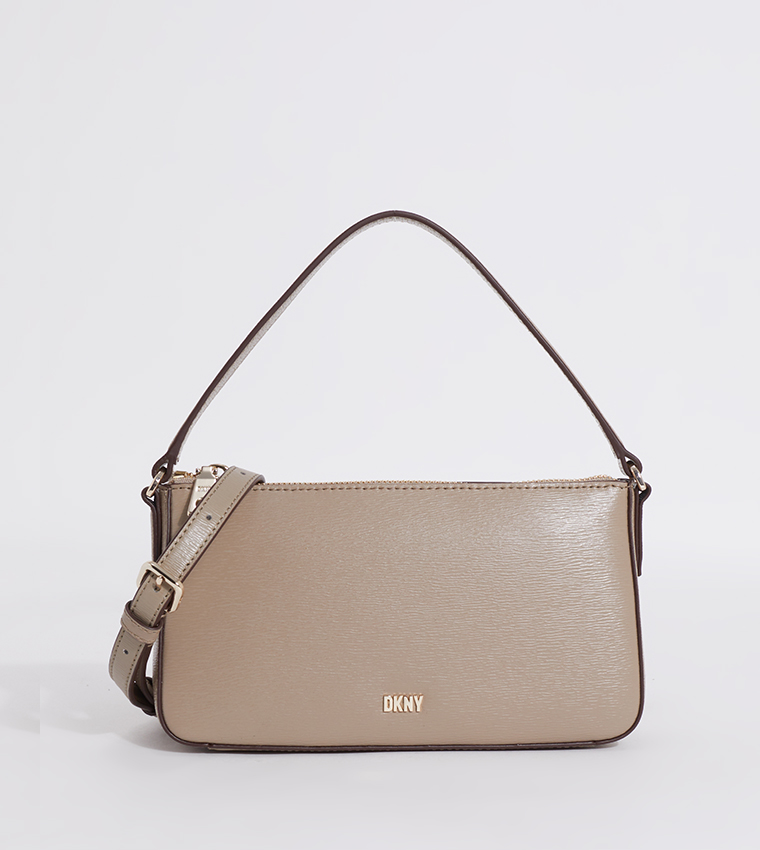 Dkny textured leather shoulder shops bag