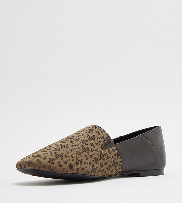 FABRICE Monogram Flat Shoes