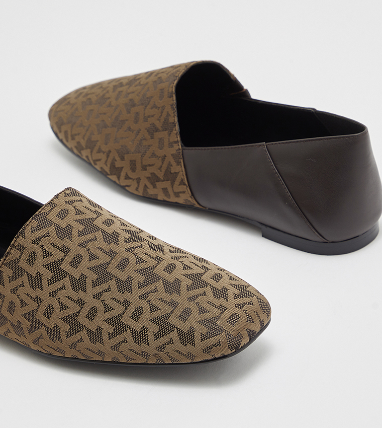 FABRICE Monogram Flat Shoes