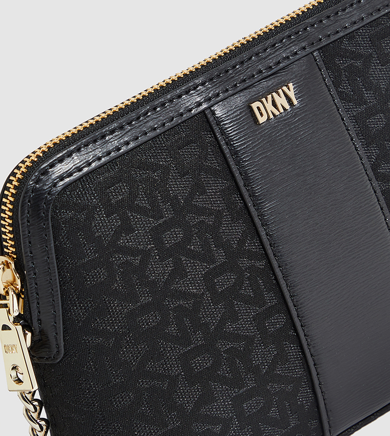 Buy Dkny BRYANT Monogram Crossbody Bag In Black 6thStreet Qatar
