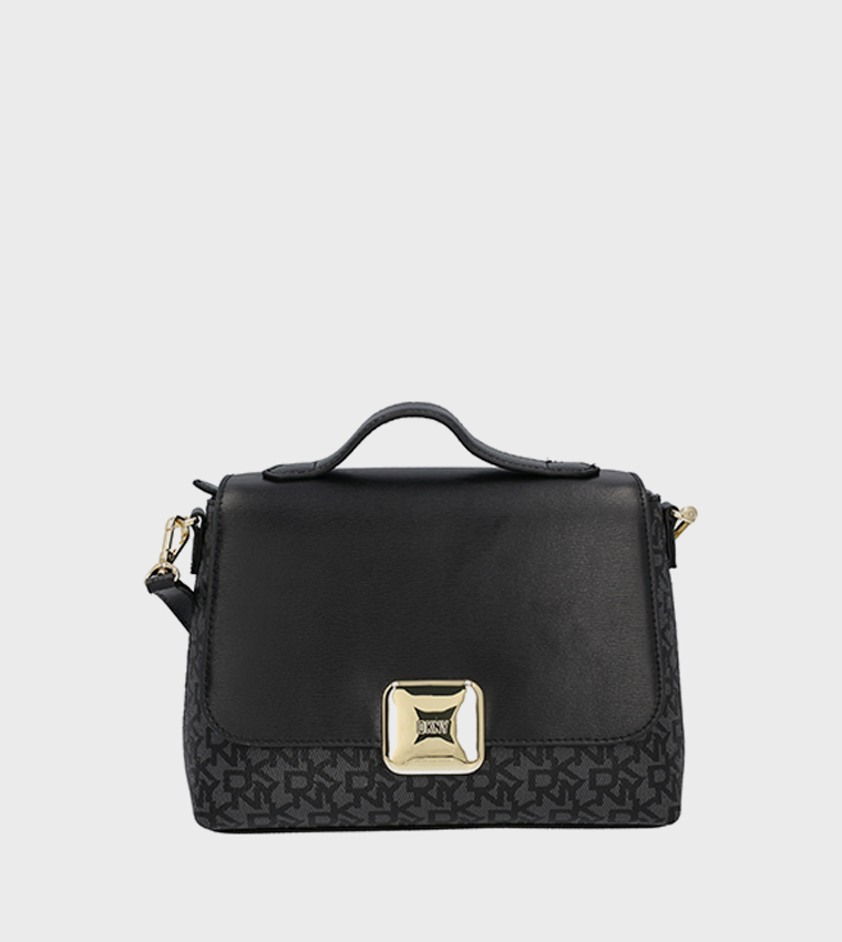 Calvin klein sandra leather on sale satchel