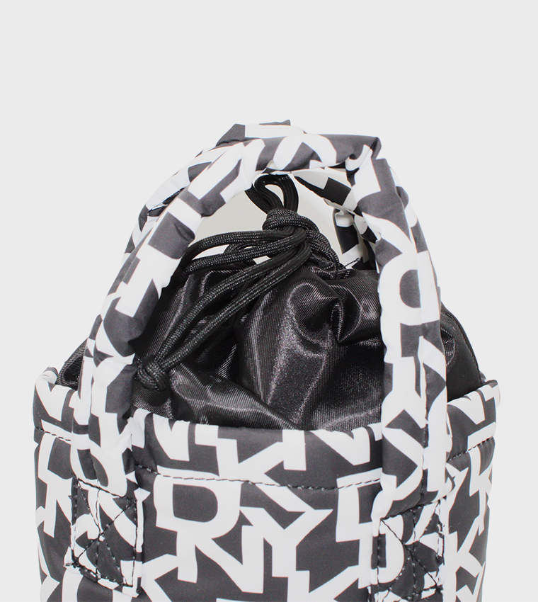 SIGNATURE PUFFER Monogram Printed Cosmetic Bag