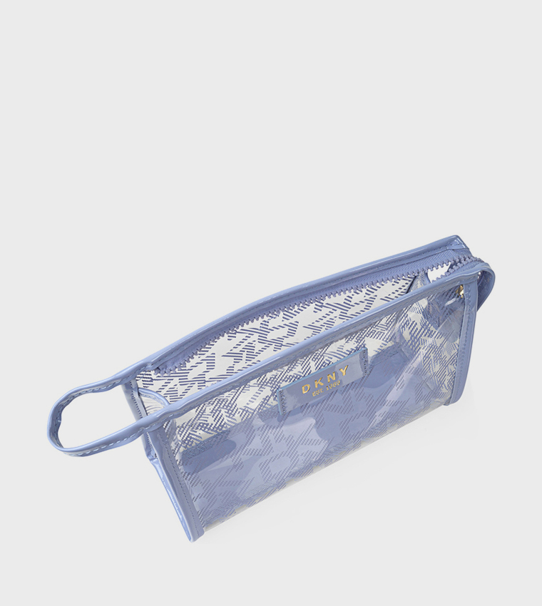 LUCID DREAM Pack of 2 Monogram Printed Cosmetic Bag