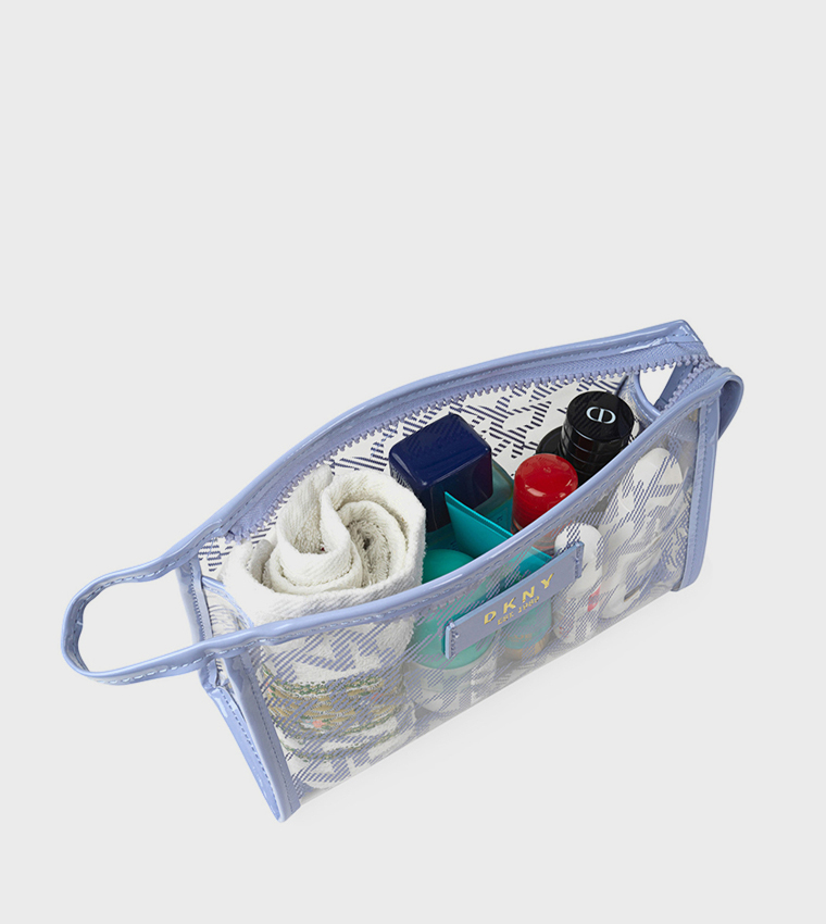 LUCID DREAM Pack of 2 Monogram Printed Cosmetic Bag