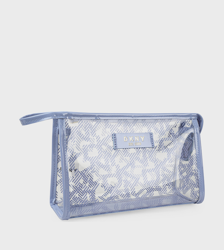 LUCID DREAM Pack of 2 Monogram Printed Cosmetic Bag