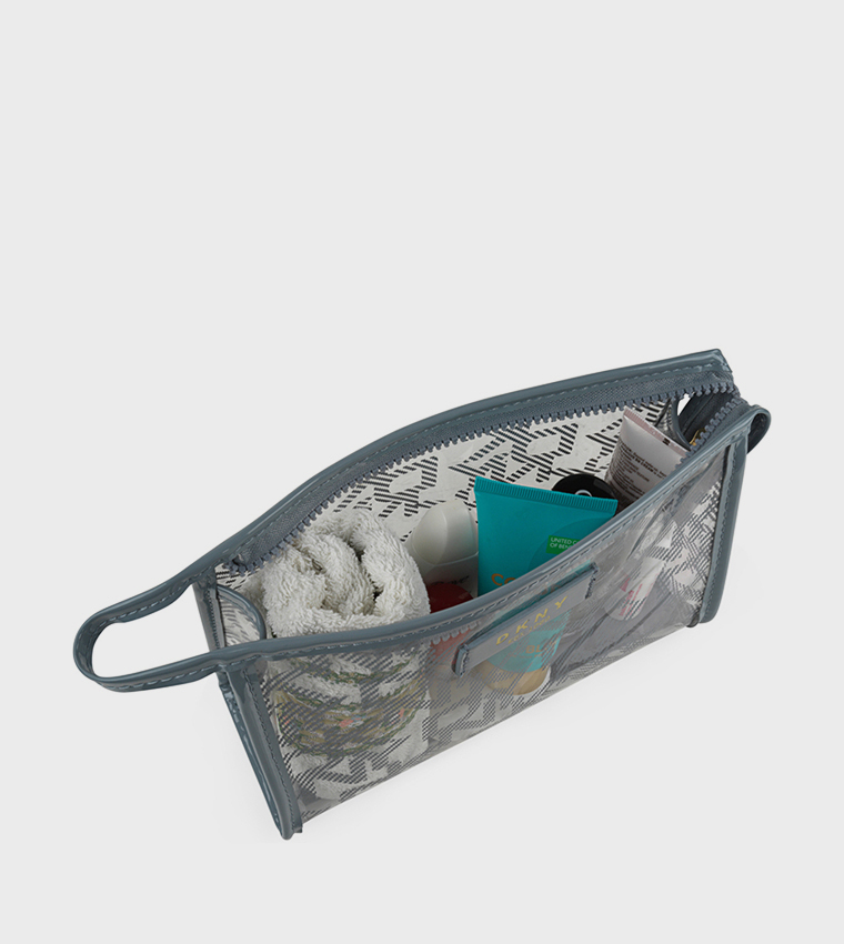 LUCID DREAM Pack of 2 Monogram Printed Cosmetic Bag