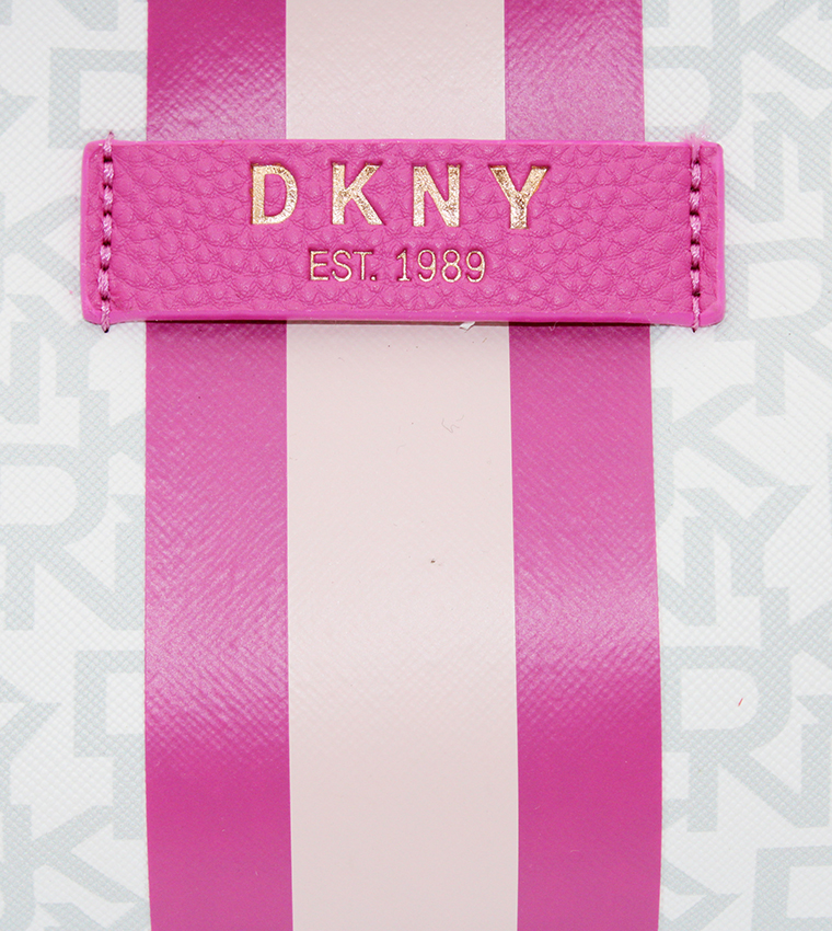 SIGNATURE STRIPE Pack of 2 Monogram Printed Cosmetic Bag