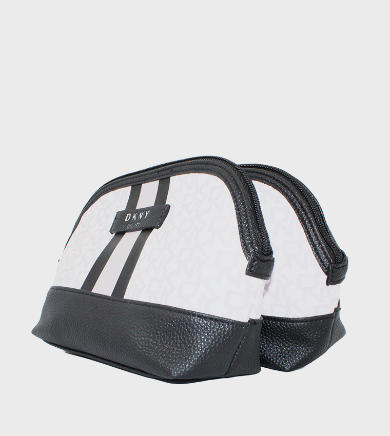 SIGNATURE STRIPE 2.0 Monogram Printed Cosmetic Bag