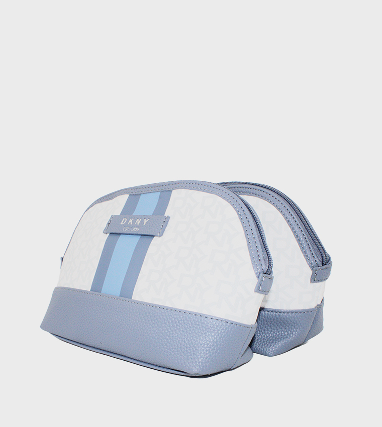 SIGNATURE STRIPE 2.0 Monogram Printed Cosmetic Bag