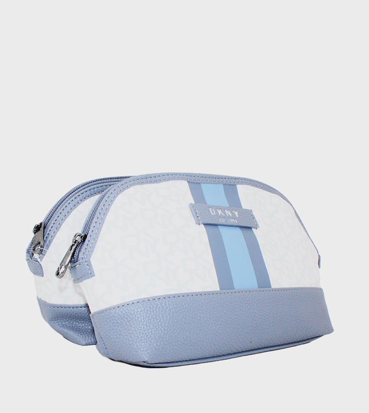 SIGNATURE STRIPE 2.0 Monogram Printed Cosmetic Bag