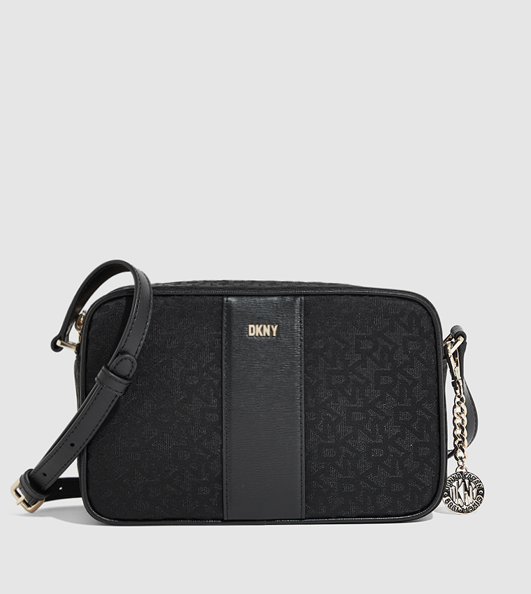 Buy Dkny BRYANT Monogram Camera Bag In Black 6thStreet Kuwait