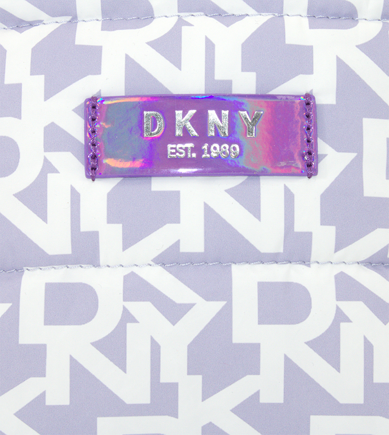 SIGNATURE PUFFER Monogram Printed Cosmetic Bag