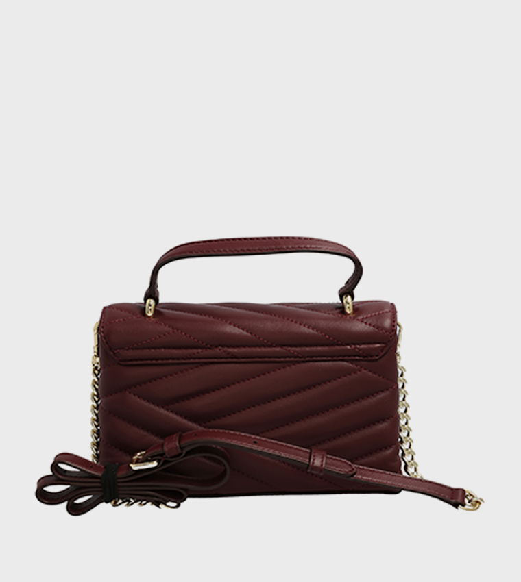 Buy Dkny SARA Quilted Crossbody Bag In Red 6thStreet UAE