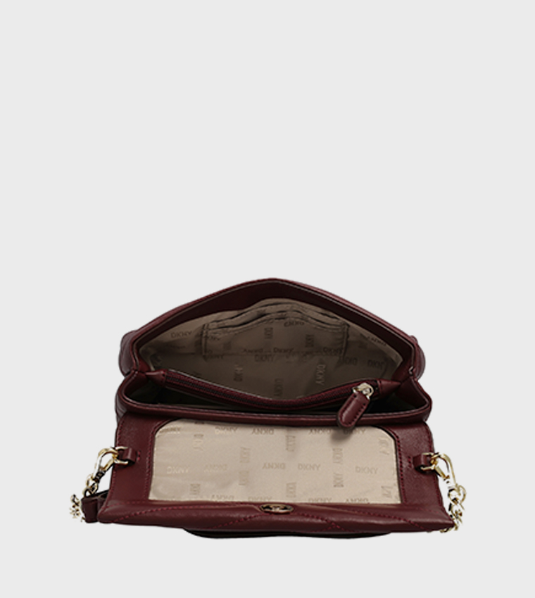 Buy Dkny SARA Quilted Crossbody Bag In Red 6thStreet UAE