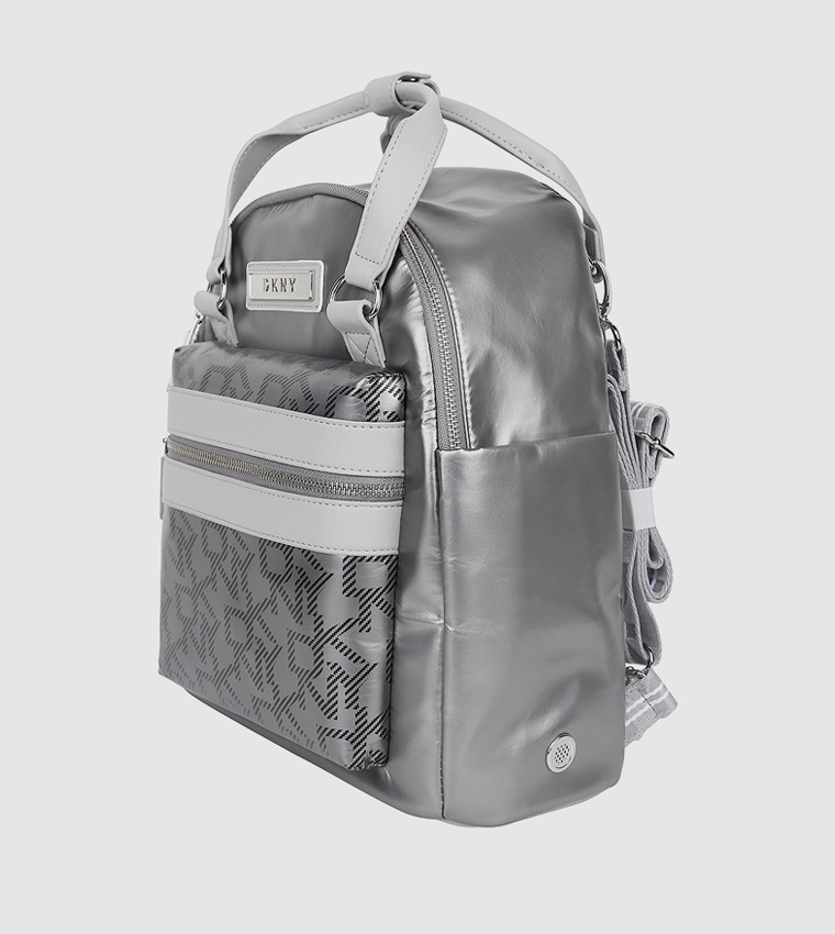 AFTER HOURS Monogram Patterned Backpack with Top Handle