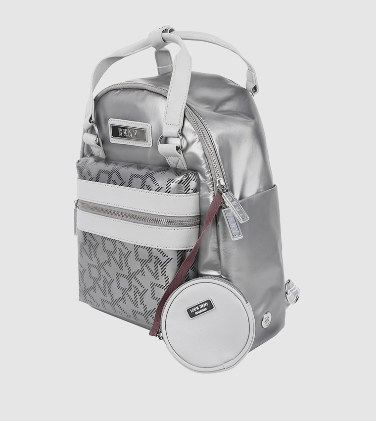 AFTER HOURS Monogram Patterned Backpack with Top Handle