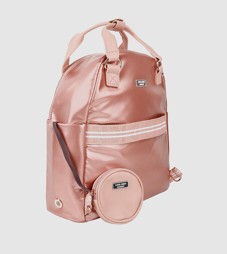 AFTER HOURS Monogram Patterned Backpack with Top Handle