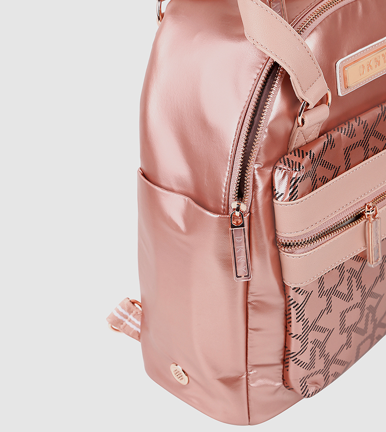 AFTER HOURS Monogram Patterned Backpack with Top Handle