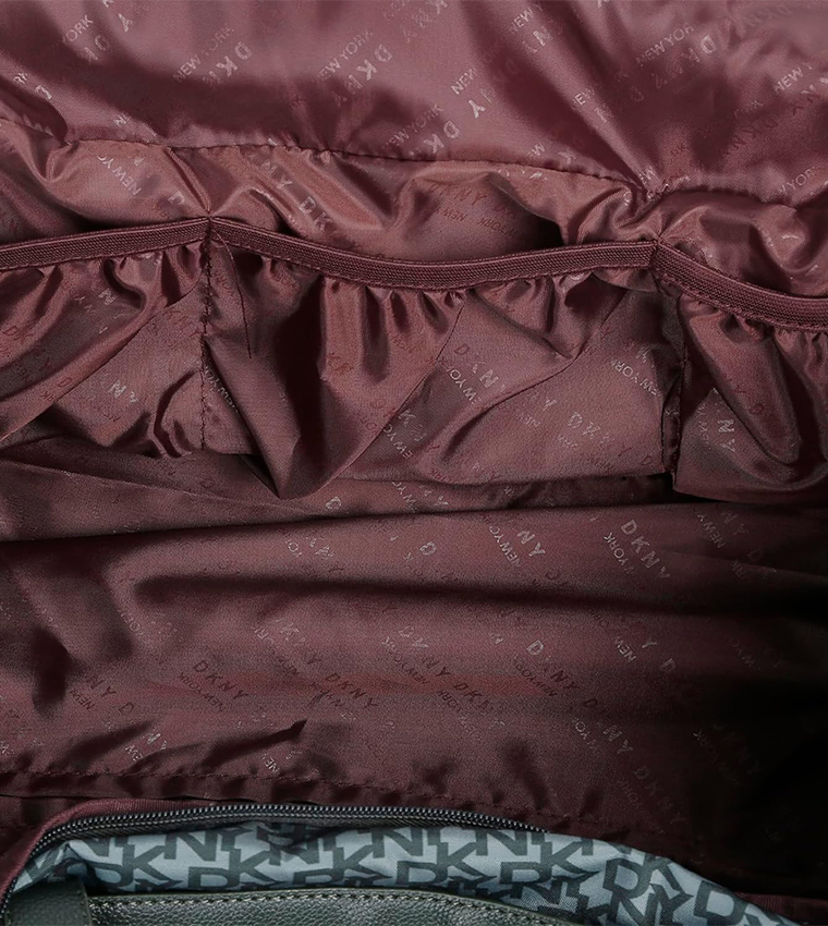 VINTAGE SIGNATURE Monogram Patterned Duffle Bag with Wheels