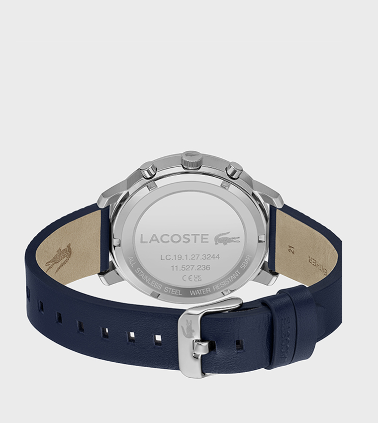 ساعة أنالوج بإطار دائري  