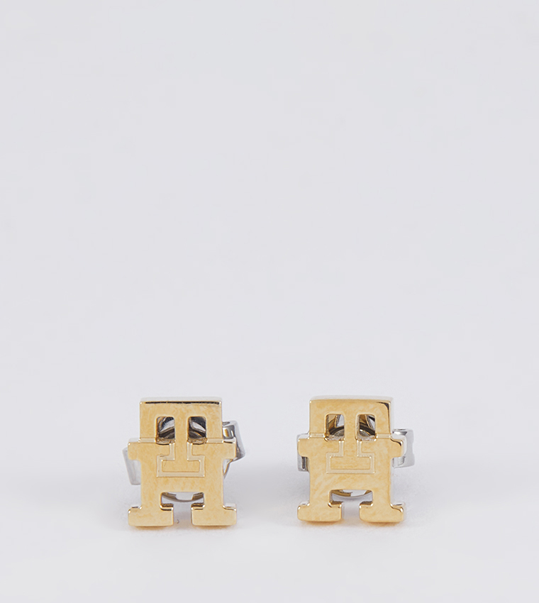 Monogram Stud Earrings