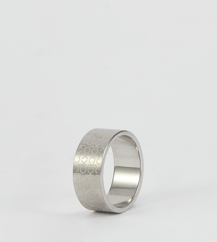 calvin klein silver ring