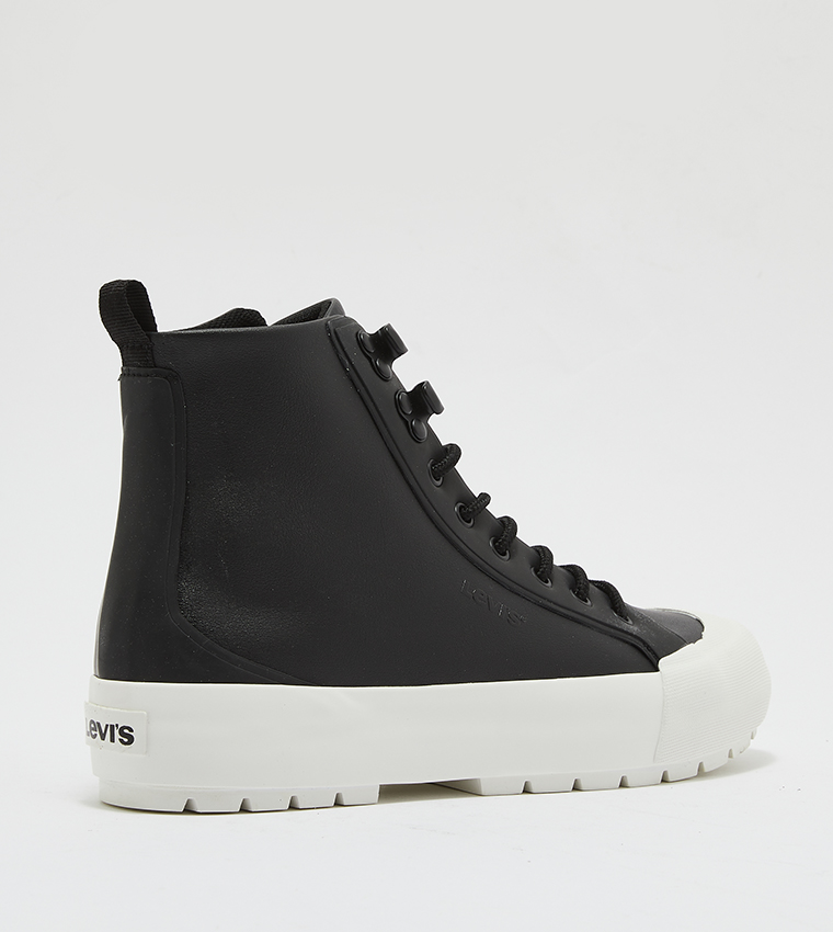 Buy Levi's High Top Thick Sole Sneakers In Black | 6thStreet Kuwait