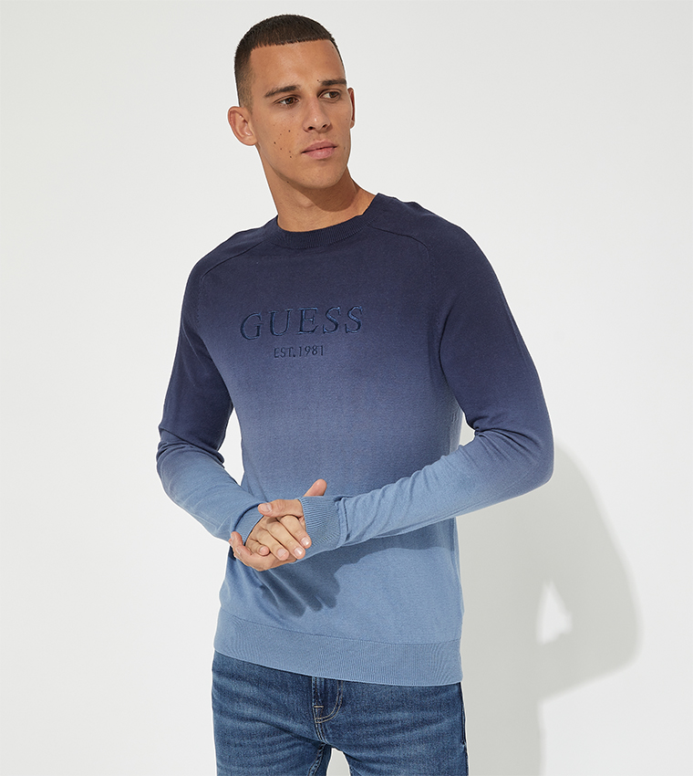 Guess blue clearance sweater