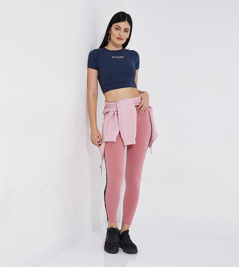 Aline Logo Detail Crop Top