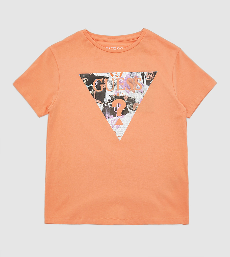 Guess hotsell shirt orange