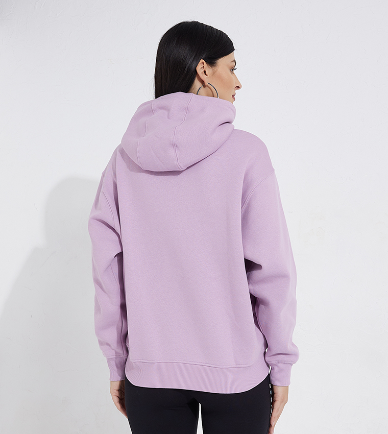 Oversized 2025 lilac hoodie