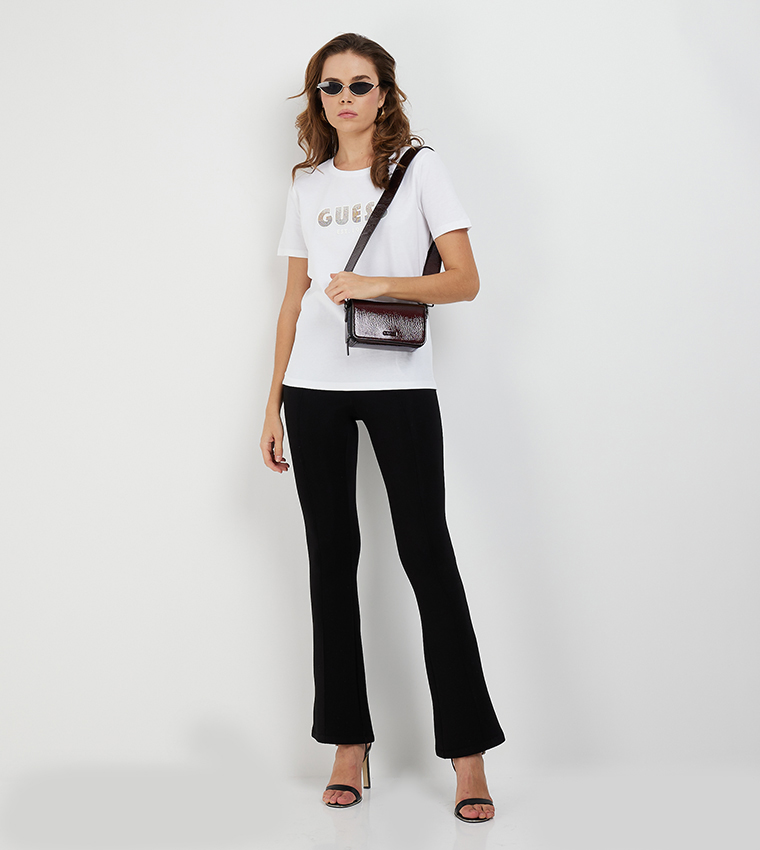 Logo Embellished Short Sleeves T-Shirt