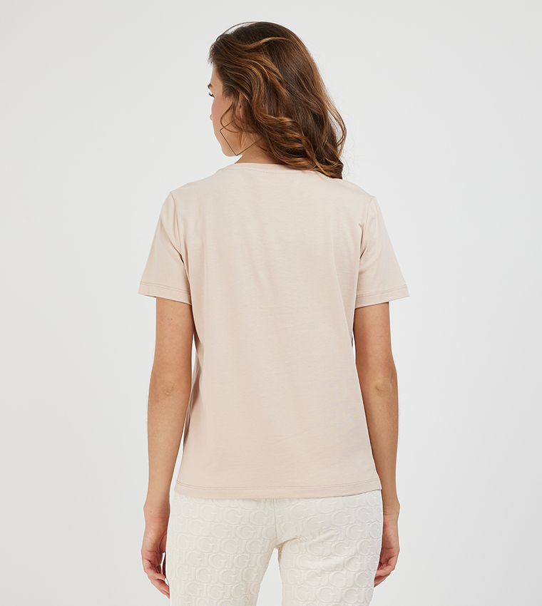 Logo Embellished Short Sleeves T-Shirt