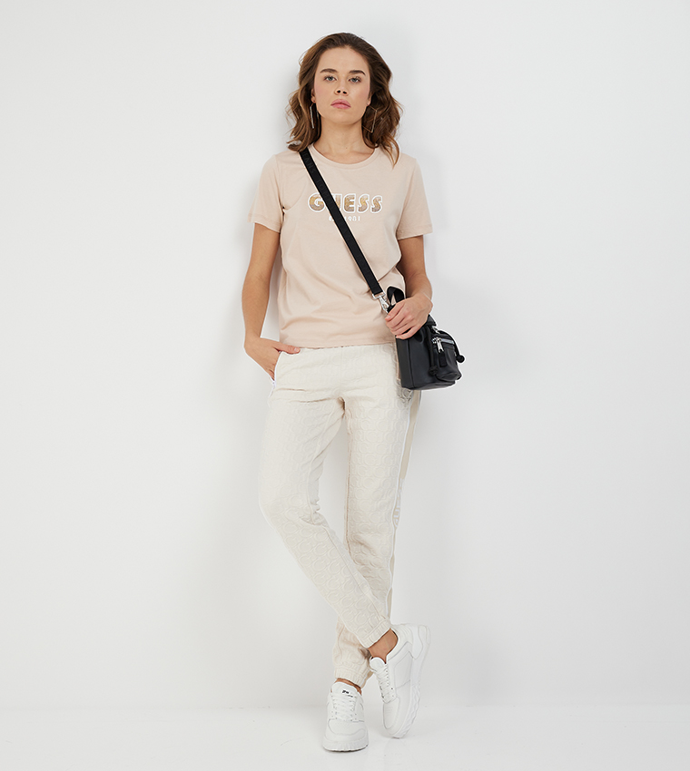 Logo Embellished Short Sleeves T-Shirt