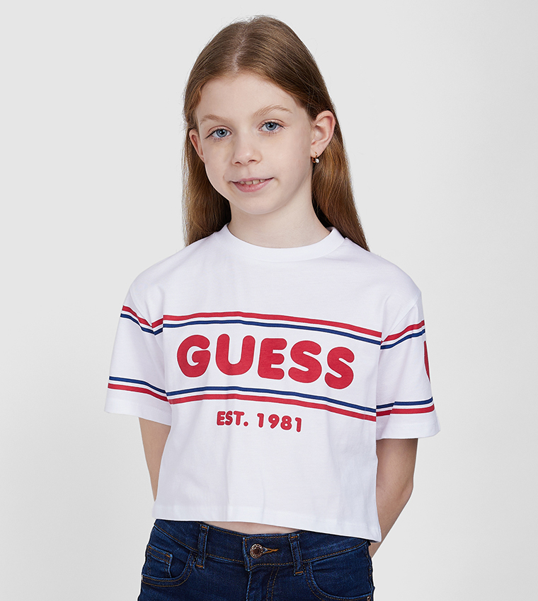 Guess crew neck best sale