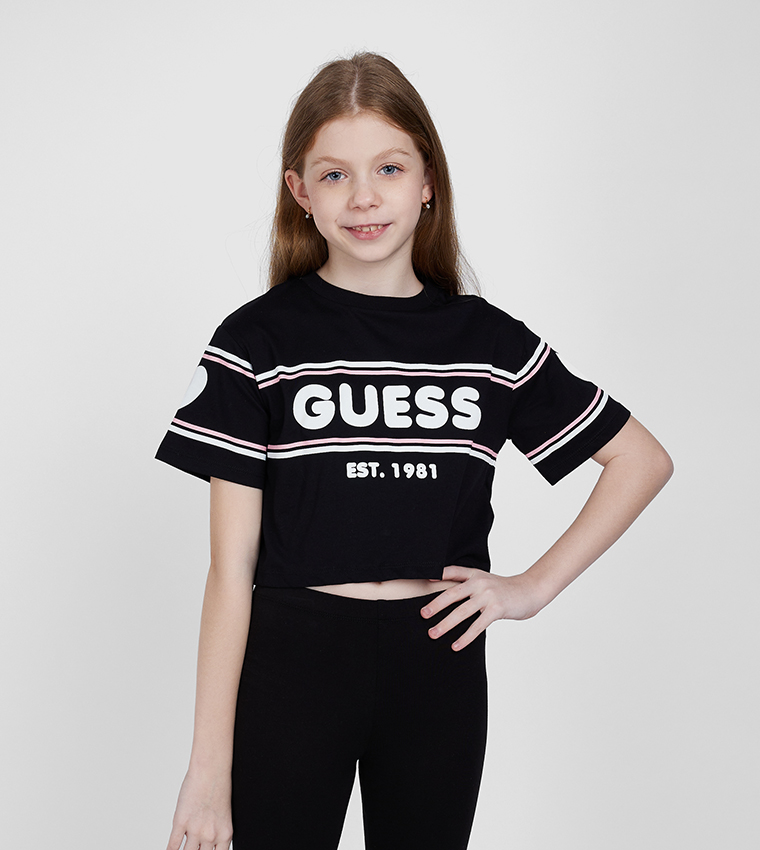 Guess girls outlet t shirts