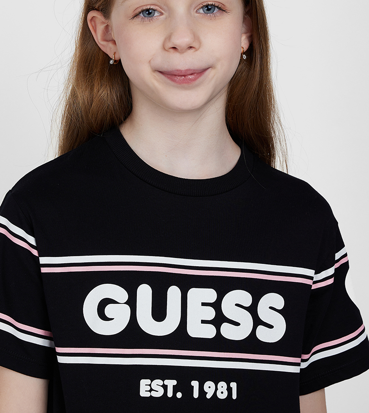 Logo Printed Crew Neck T-Shirt
