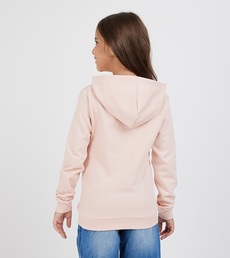 Guess hoodie pink hotsell