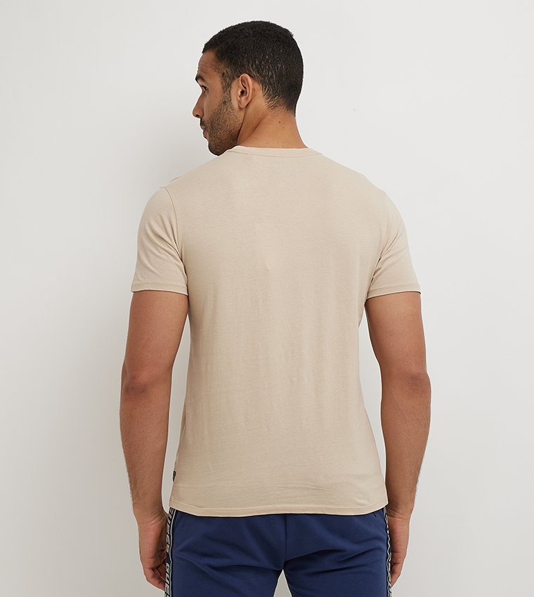 Logo Printed Crew Neck T-Shirt