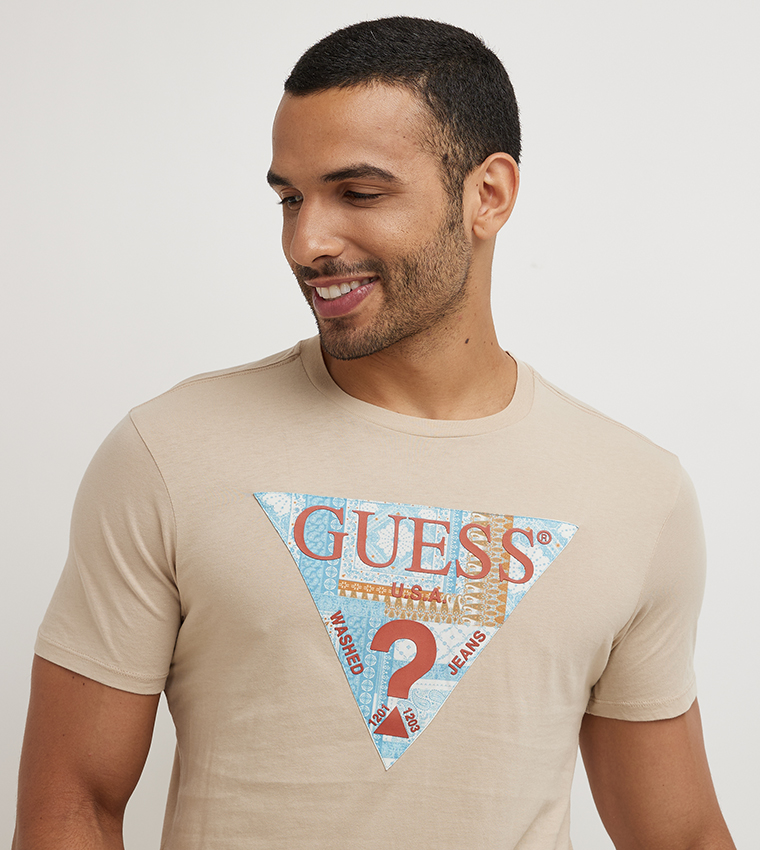 Logo Printed Crew Neck T-Shirt